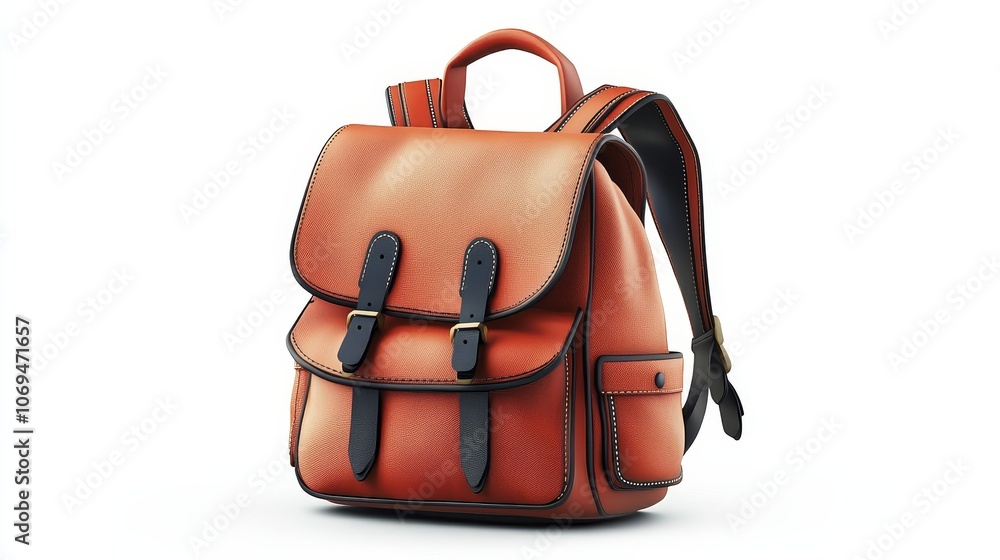 illustration for a stylish backpack isolated on transparent background illustration for a stylish backpack isolated on transparent background