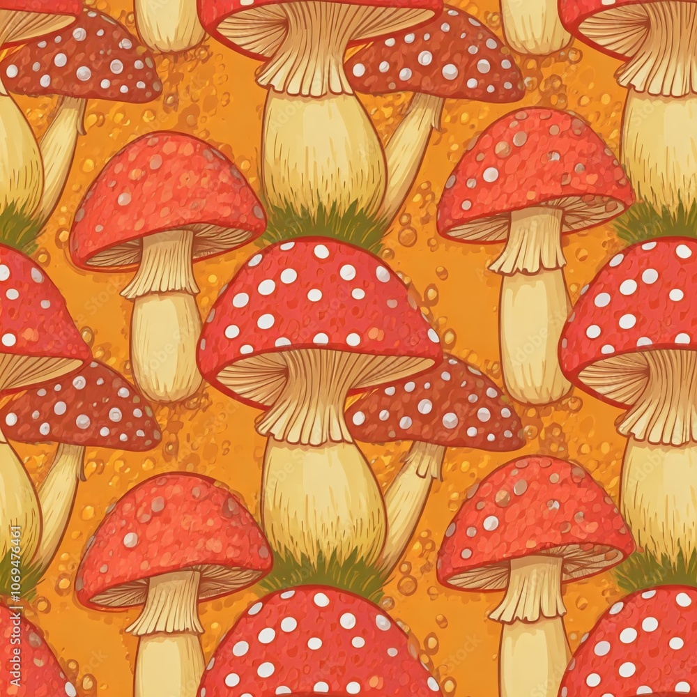 Mushroom Background Mushroom Background