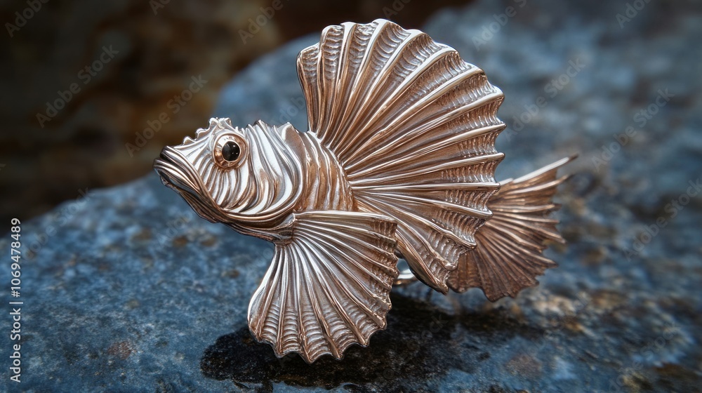 Silver Fish Sculpture Silver Fish Sculpture