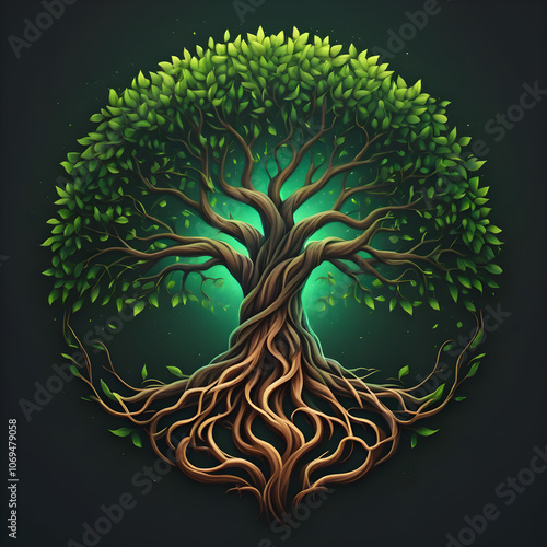 tree of life vector photo