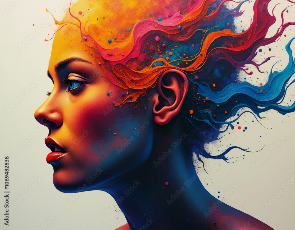 Abstract concept. Generative ai. Abstract concept. Generative ai.
