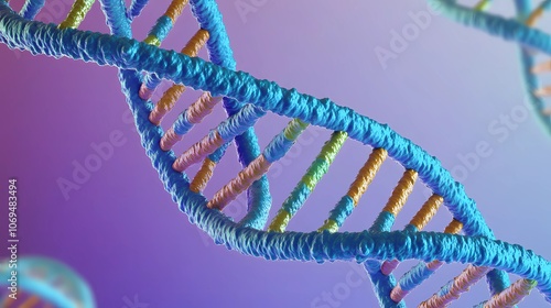 Abstract DNA structure background, perfect for science-themed stock images and illustrations