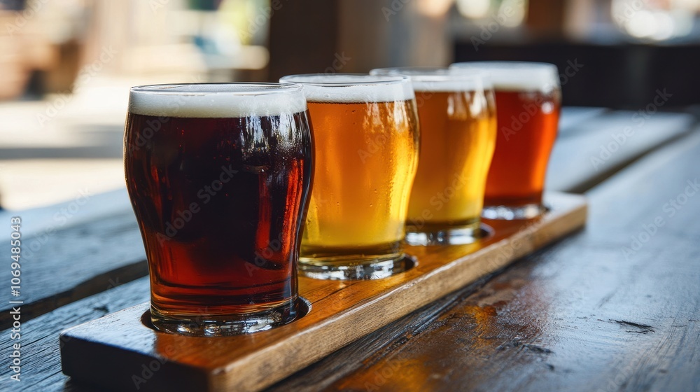 Four Different Kinds of Beer Four Different Kinds of Beer