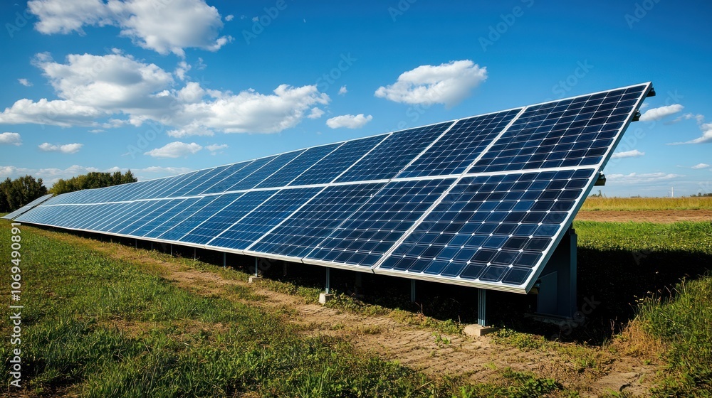 Solar Panels in Field Solar Panels in Field
