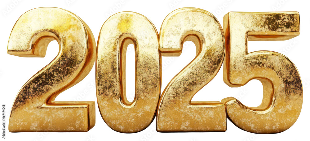 PNG 3d golden 2025 number accessories celebration. PNG 3d golden 2025 number accessories celebration.