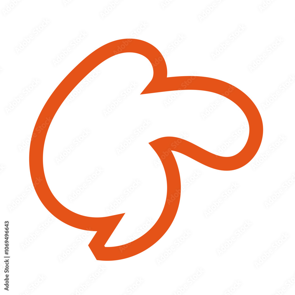 Red outline abstract shapes vectors Red outline abstract shapes vectors