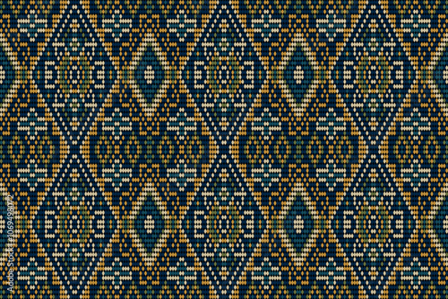 Sadu seamless pattern,geometric ethnic oriental seamless pattern,abstract background,vector illustration.design for texture,fabric,clothing,decoration,print
