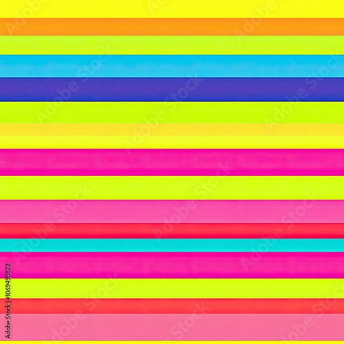 Horizontal Stripes of Vibrant Colors