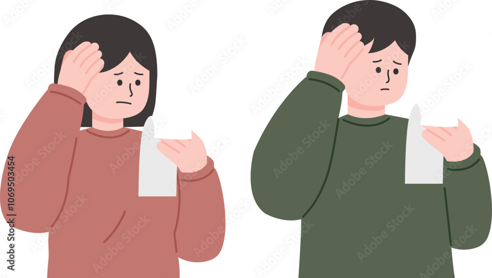people in distress at the receipt people in distress at the receipt