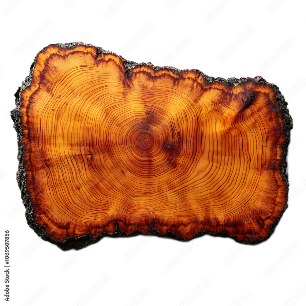 Beautiful Cross-Section of a Tree Trunk Beautiful Cross-Section of a Tree Trunk