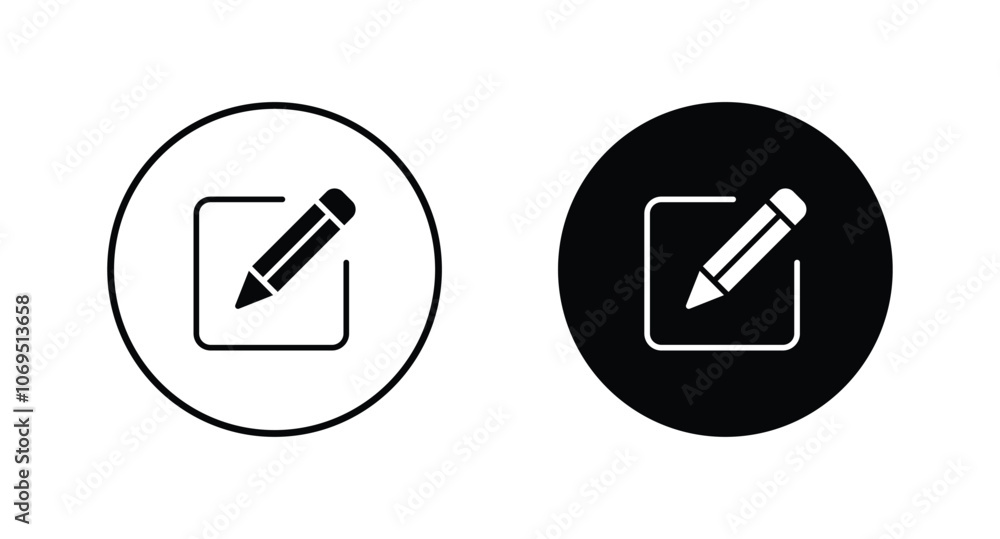 Edit icon set. edit document with pencil icon. Pencil icon, sign up icon Edit icon set. edit document with pencil icon. Pencil icon, sign up icon