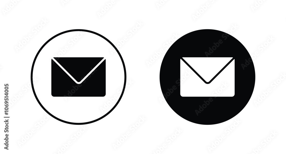 Email envelope icon vector. Message Icon symbol Email envelope icon vector. Message Icon symbol