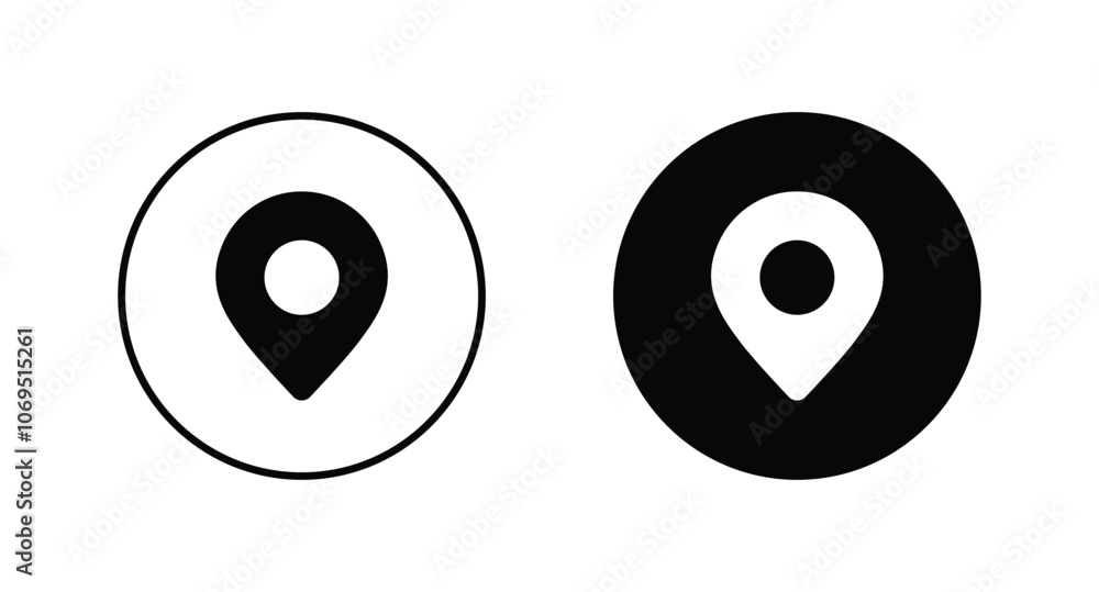 pin maps icon set, pin location icon vector pin maps icon set, pin location icon vector