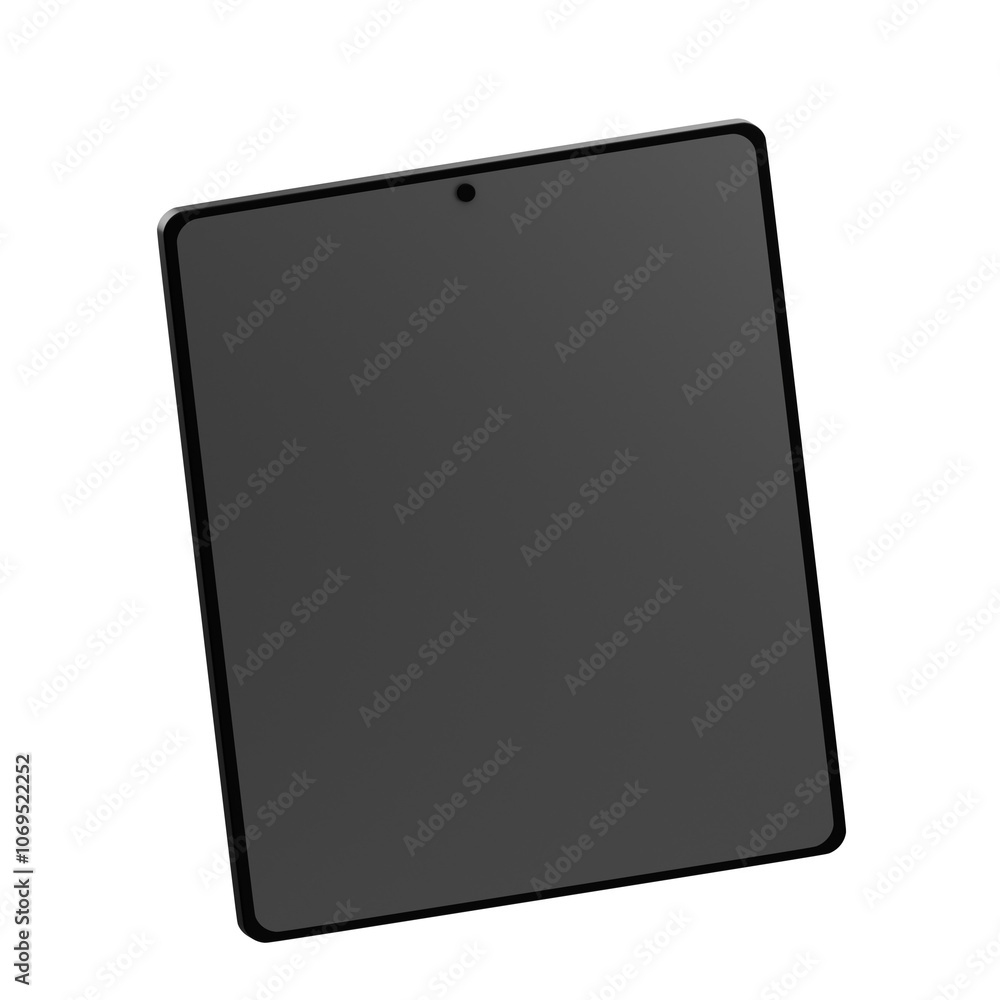 Tablet 3D Device Illustration Tablet 3D Device Illustration