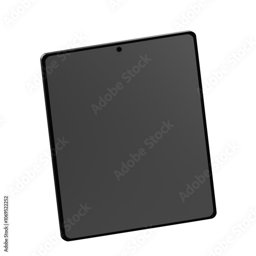 Tablet 3D Device Illustration