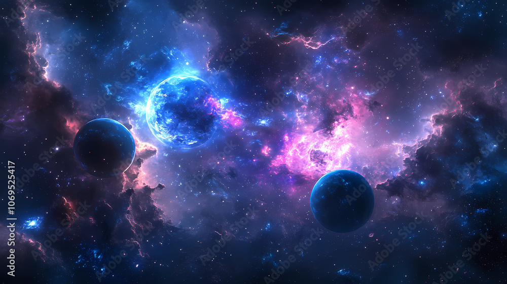 planet in space planet in space
