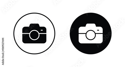 Camera icon set. photo camera icon. camera symbol vector