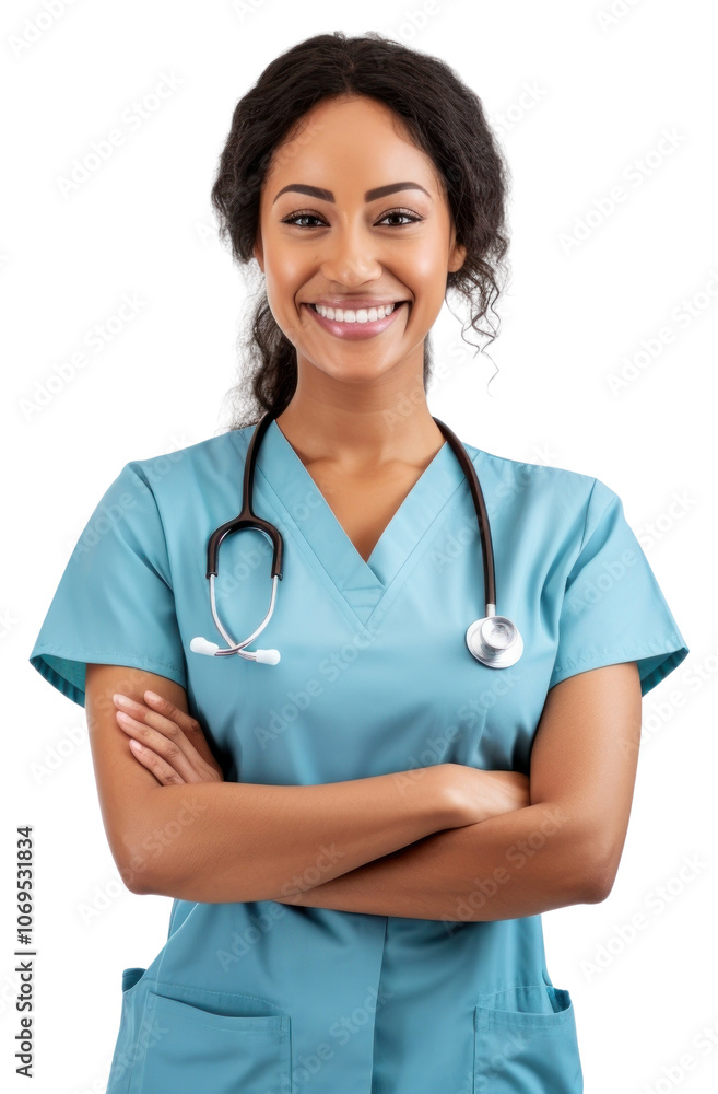 PNG Female nurse portrait adult smile. PNG Female nurse portrait adult smile.