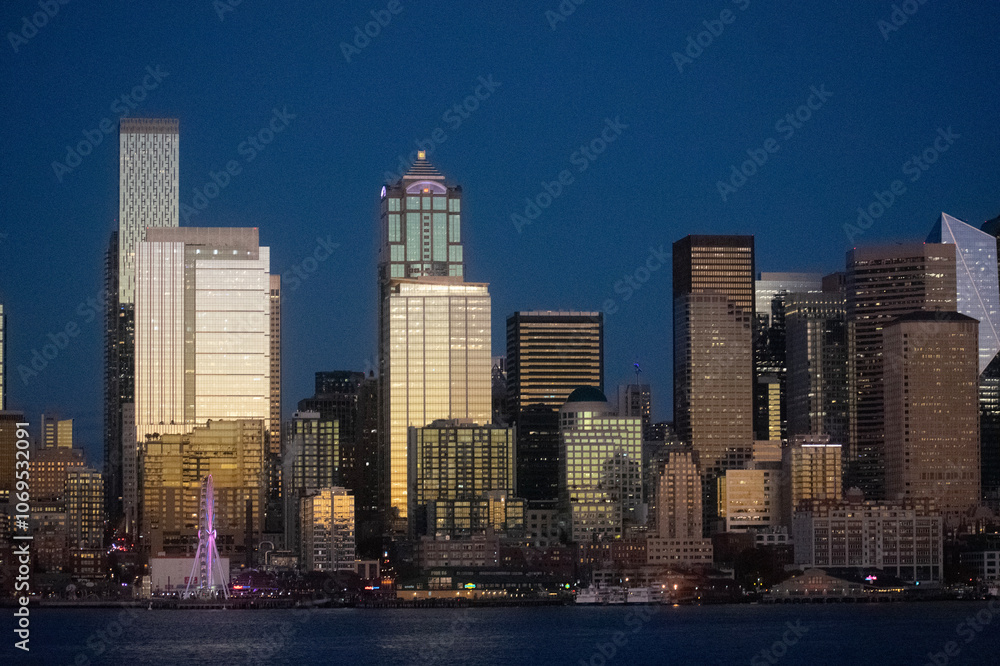 Fototapeta premium Seattle at Sunset