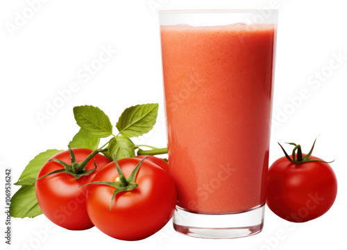 PNG Tomato smoothie vegetable juice drink.