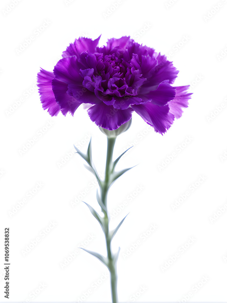 Violet colored carnation Violet colored carnation