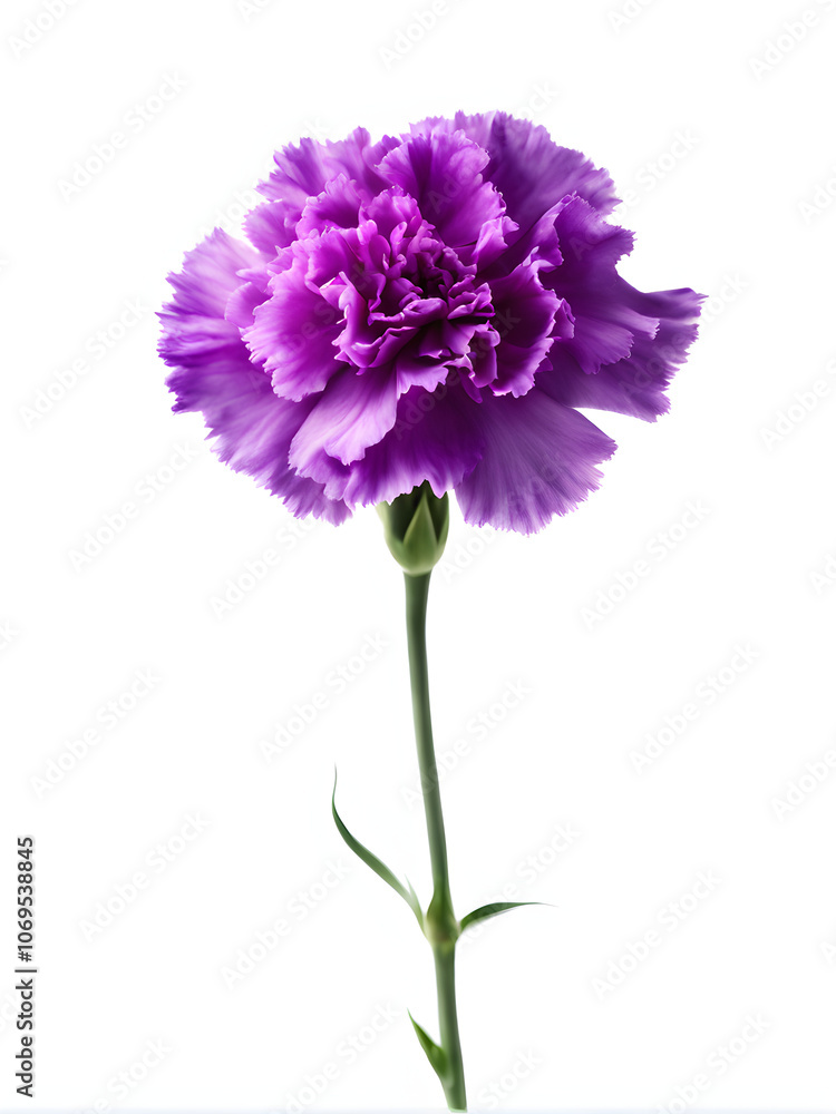 Violet colored carnation Violet colored carnation