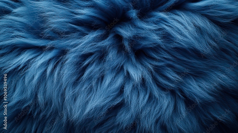 A creative concept showcasing a blue animal fur texture, emphasizing wool close-up, perfect for promotional materials. A creative concept showcasing a blue animal fur texture, emphasizing wool close-up, perfect for promotional materials.