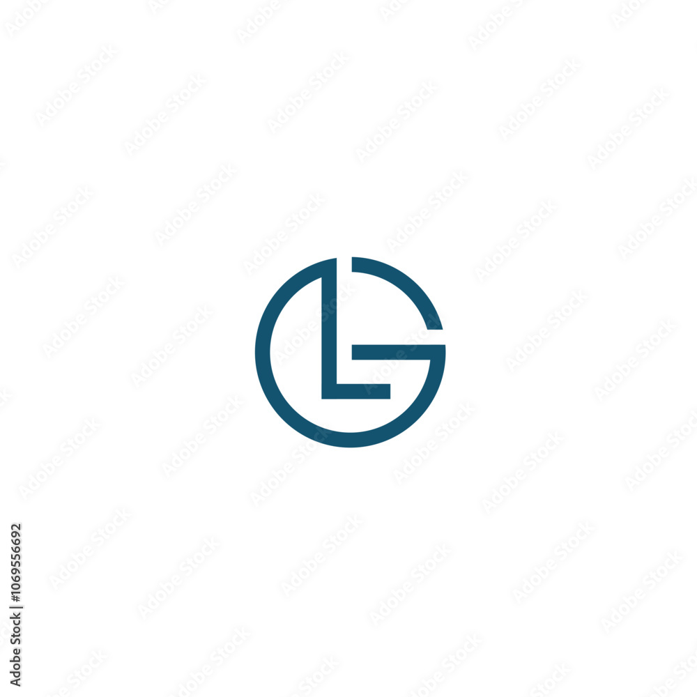 A circular logo with the letters A circular logo with the letters