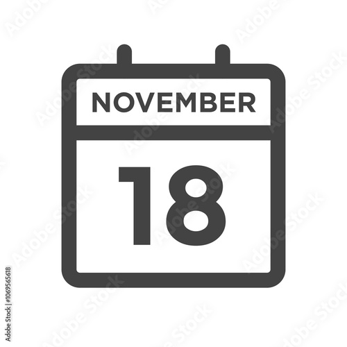 November 18 Calendar Day or Calender Date for Deadline - Appointment photo