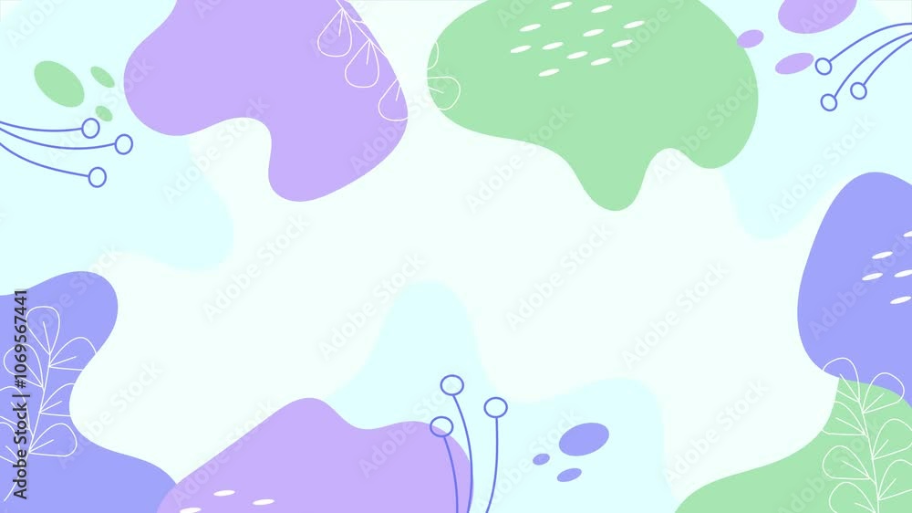 simple abstract flowers with gentle tones and smooth curves seamless 4k video background motion pop art design simple abstract flowers with gentle tones and smooth curves seamless 4k video background motion pop art design
