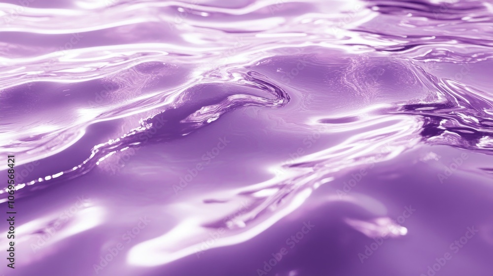 Vibrant Purple Water Surface Vibrant Purple Water Surface