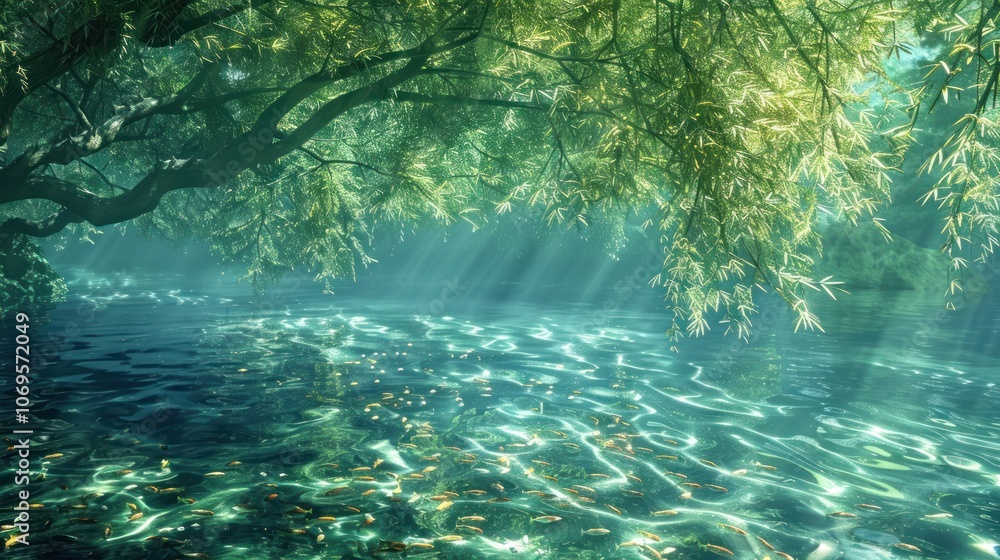 Serene Forest Pond Serene Forest Pond