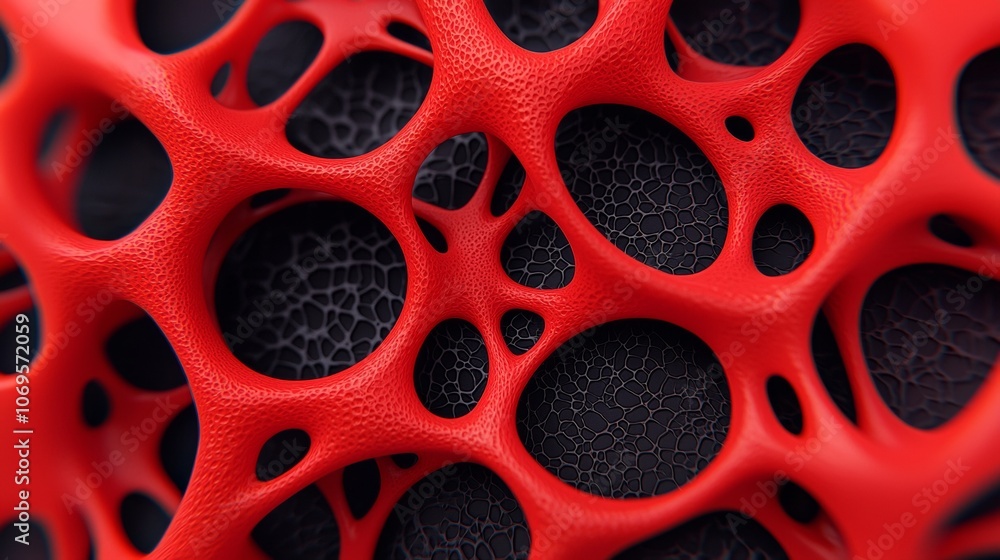 Abstract red and black 3D textured background. Abstract red and black 3D textured background.