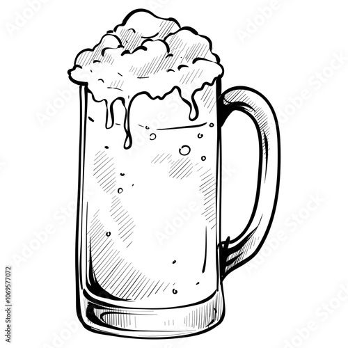 Handdrawn Beer Illustration