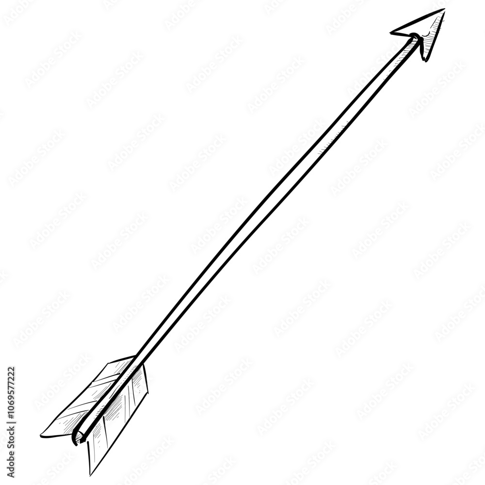 Handdrawn Arrow Illustration Handdrawn Arrow Illustration