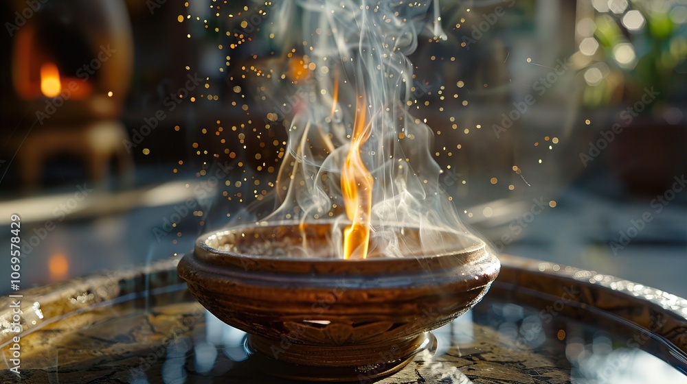 Incense Burning: A Moment of Tranquility and Spiritual Reflection Incense Burning: A Moment of Tranquility and Spiritual Reflection