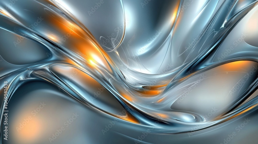 Obraz premium Fractal art background for industrial design. Decoration for wallpaper, desktop, poster, cover booklet.