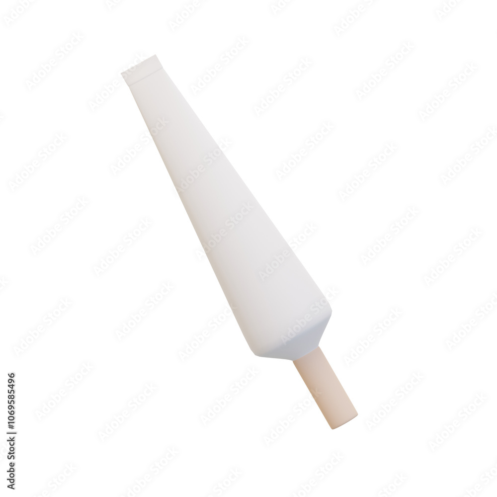 Cream Tube Bottle 3D For Mockup Cream Tube Bottle 3D For Mockup