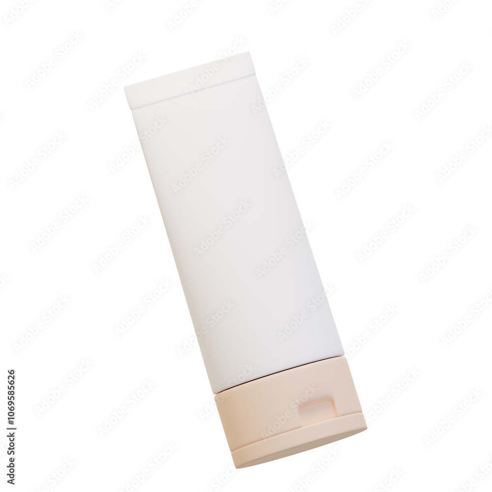 Cream Tube Bottle 3D For Mockup Cream Tube Bottle 3D For Mockup