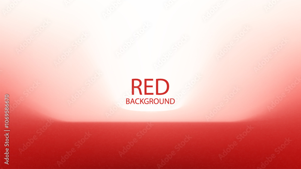 Obraz premium Empty and Light. Red Gradient Background. Grainy Noise Texture. Design for Template, Social Media, Trendy, Vintage, Brochure, Banner