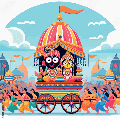 yatra festival illustration