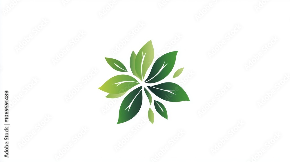 green plant isolated on white background green plant isolated on white background