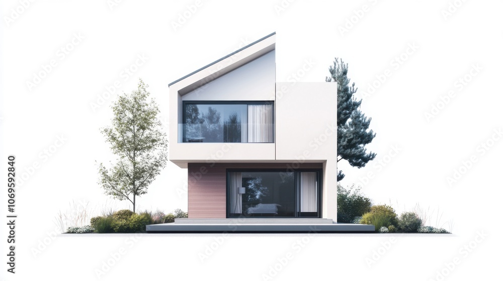 Fototapeta premium house with windows
