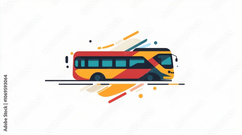 illustration of a bus illustration of a bus