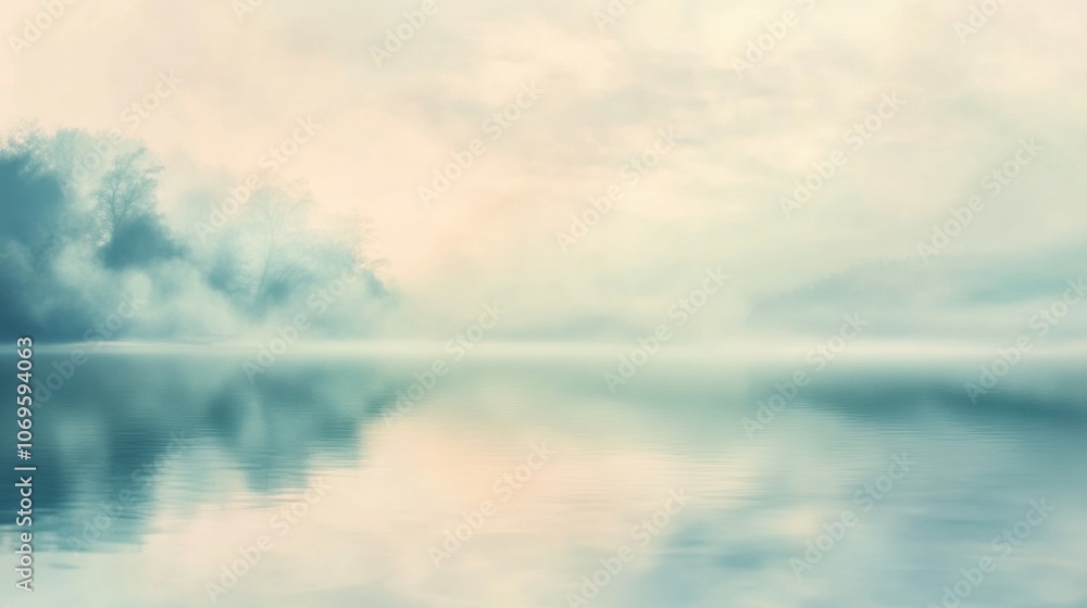 Fototapeta premium Serene River Retreat: A Natural Oasis for Relaxation