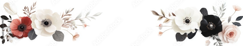 Fototapeta premium Elegant Floral Arrangement for Design Projects
