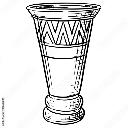 vases handdrawn illustration