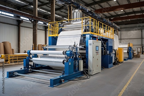 Modern Paper Production Line: Innovative Manufacturing Technology in the Paper Industry