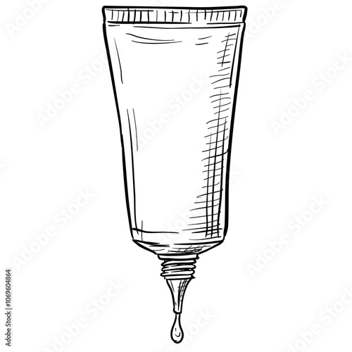 Handdrawn Manicure Equipment Illustration