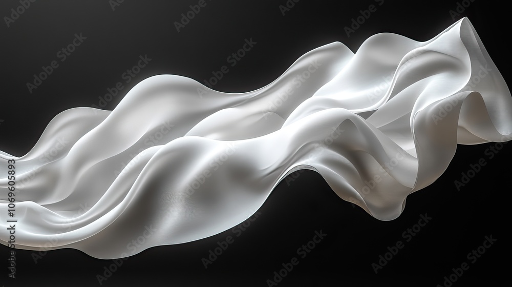 A white paper sheet curling diagonally as if blown by wind, rendered in 3D against a transparent background, creating a realistic and dynamic floating document effect. A white paper sheet curling diagonally as if blown by wind, rendered in 3D against a transparent background, creating a realistic and dynamic floating document effect.